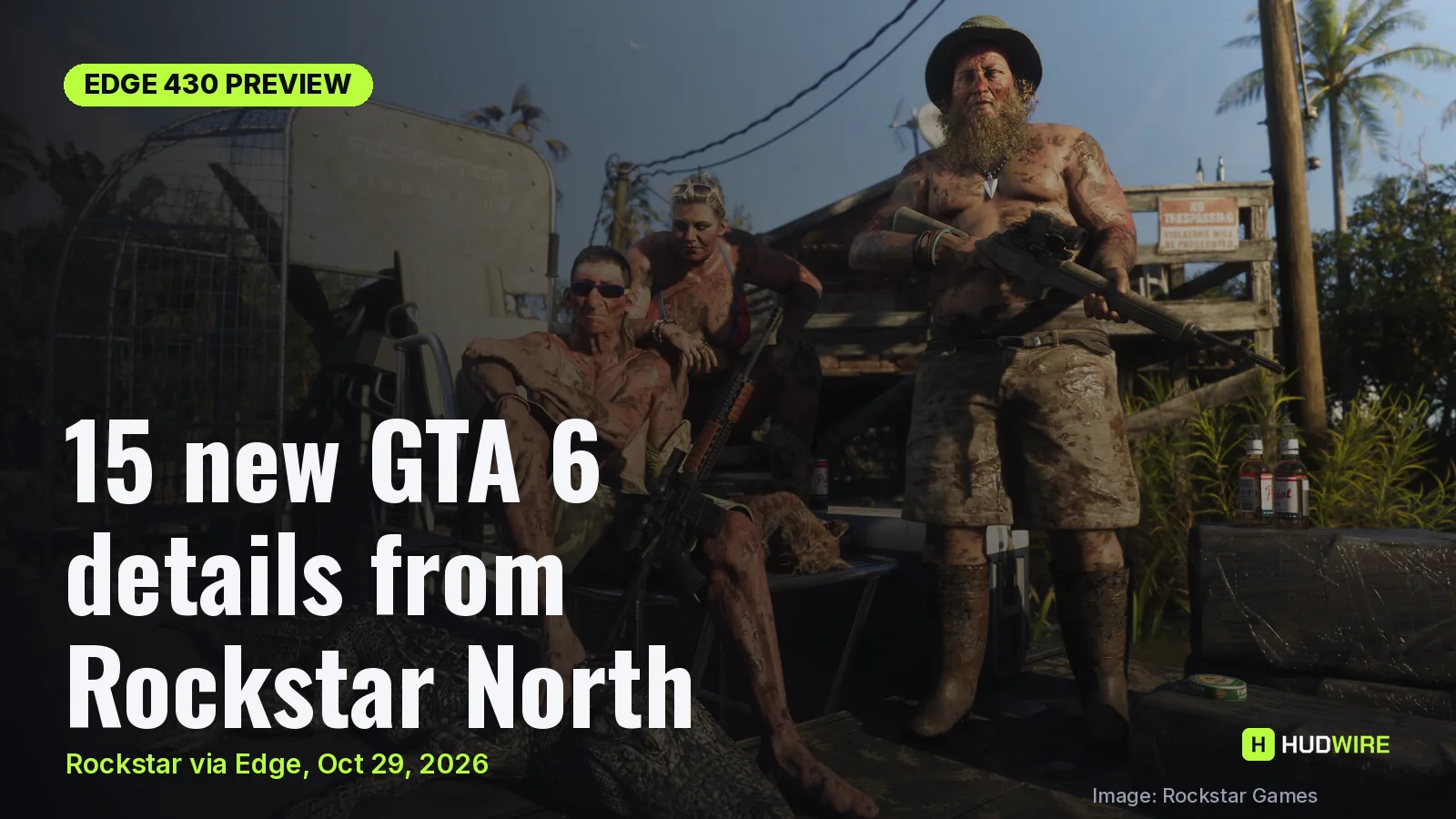 GTA 6 Grassrivers screenshot (Rockstar Games) with HUDWire Edge preview title